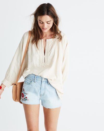 Framed-Sleeve Tops